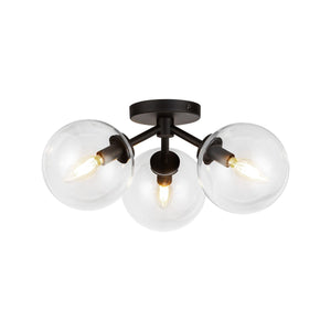 Cassia 3-Light 17" Semi Flush Mount