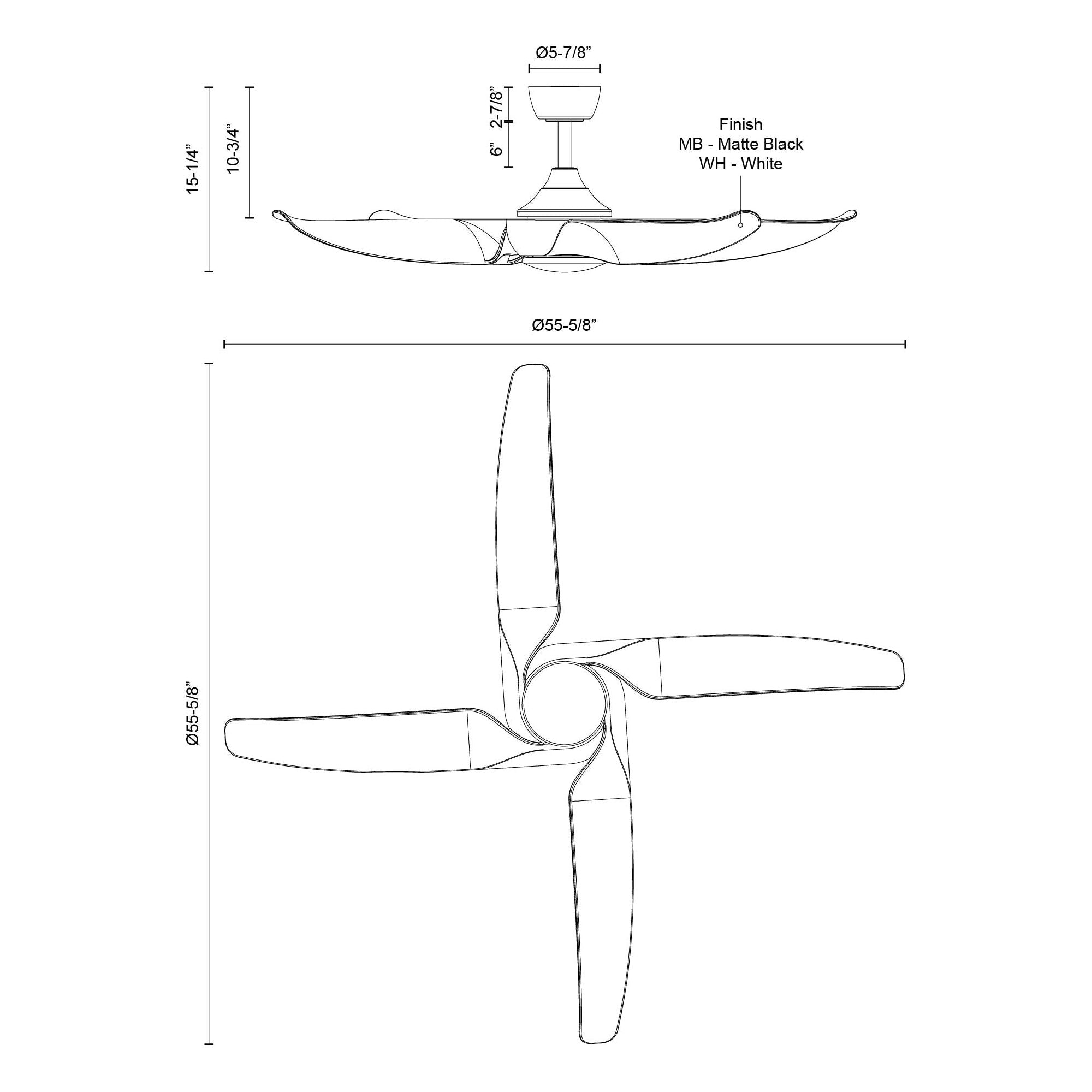 Coronado 56" Ceiling Fan