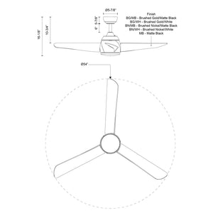 Thalia 54" Ceiling Fan