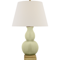 Gourd Form Small Table Lamp