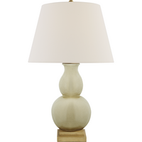 Gourd Form Small Table Lamp