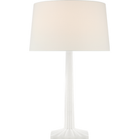 Strie Fluted Column Table Lamp