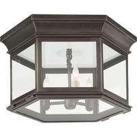 Club Large Hexagonal Flush Mount