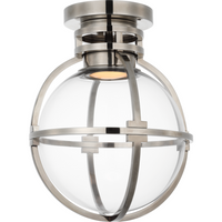 Gracie 10" Captured Globe Flush Mount