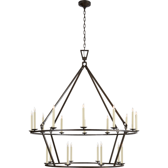 Darlana Extra Large Two-Tier Chandelier
