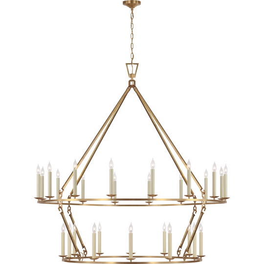 Darlana Oversized Two Tier Chandelier