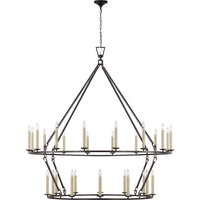 Darlana Oversized Two Tier Chandelier