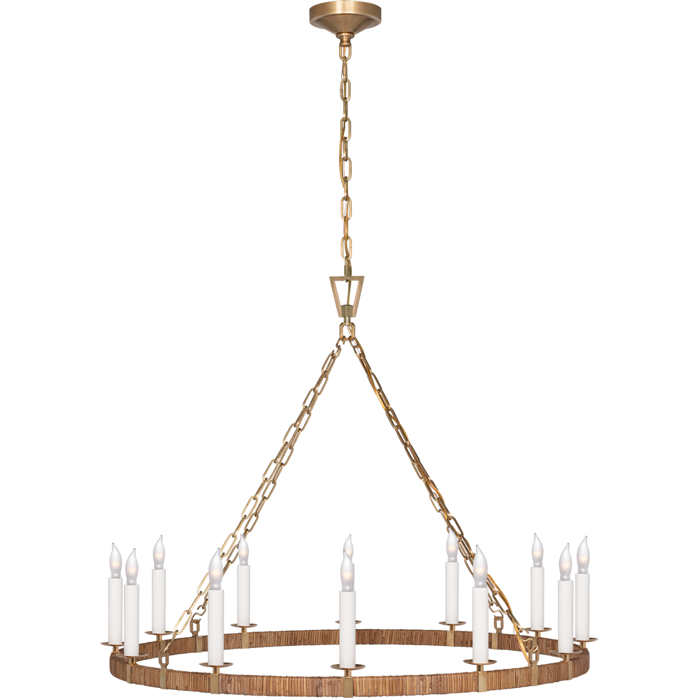 Darlana Large Wrapped Ring Chandelier