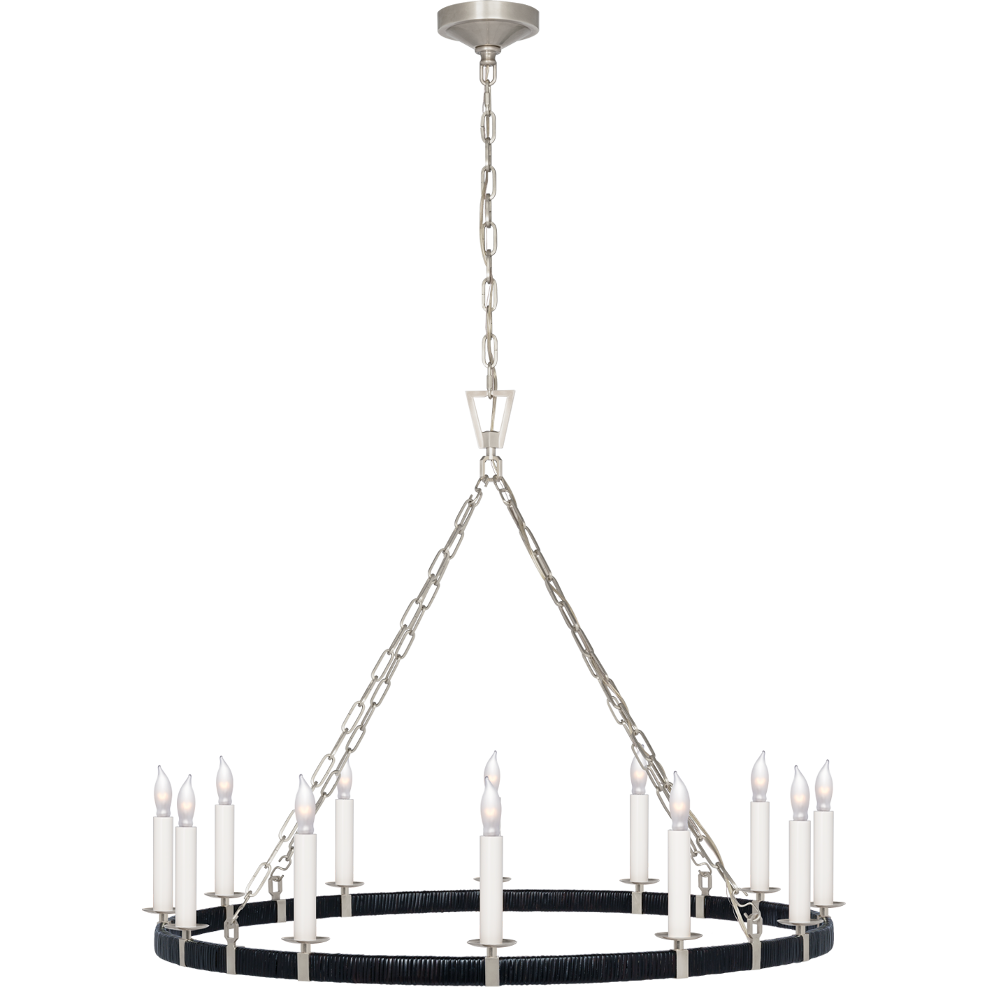 Darlana Large Wrapped Ring Chandelier