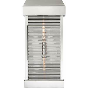 Dunmore Large Curved Glass Louver Sconce