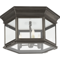 Club Large Hexagonal Flush Mount