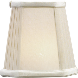 3.5" x 5" x 5" Pleated Corner Candle Clip Shade