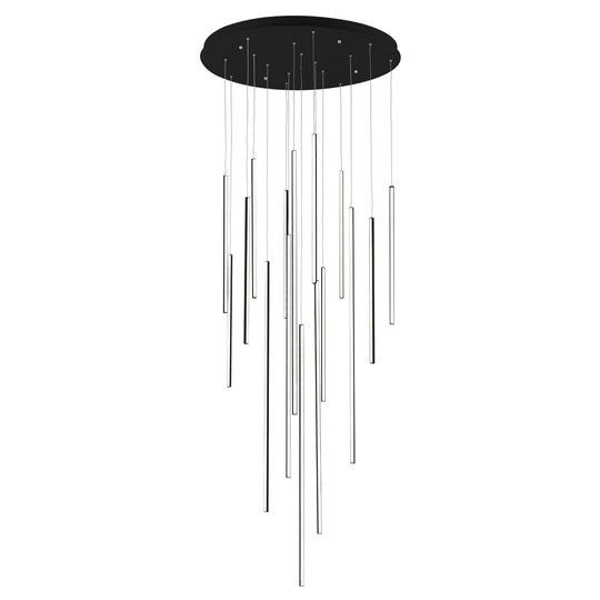 Chute 16 Head LED Multi Pendant