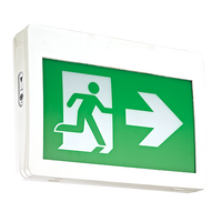 Self-Powered Running Man Exit Sign
