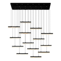 Stagger LED Linear Chandelier