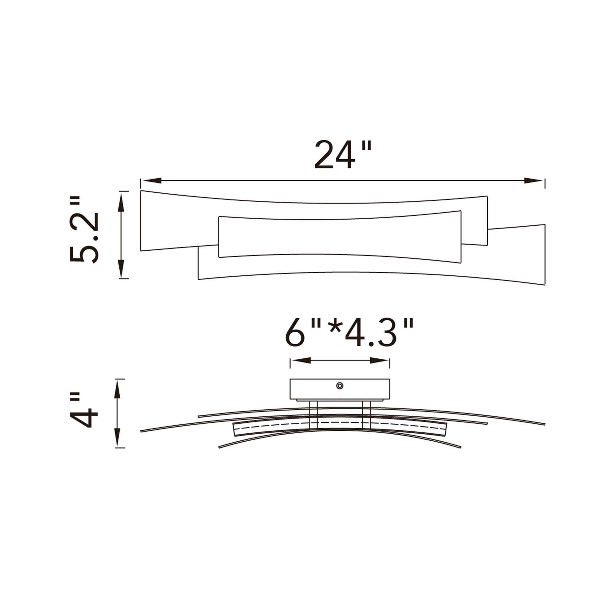 Candora 24" LED Vanity Light