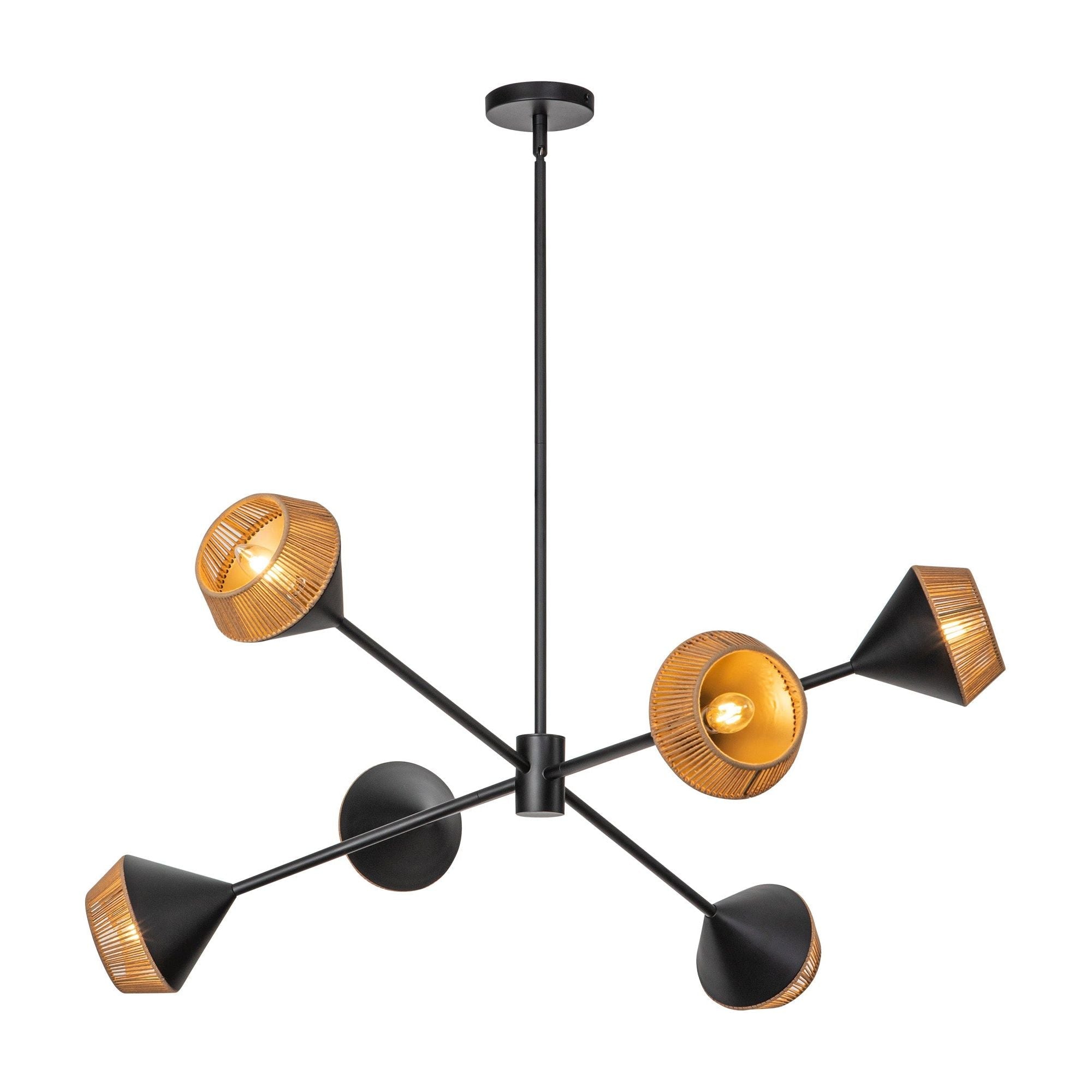 Daphne 6-Light 38" Chandelier