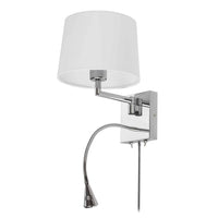 1-Light Swing Arm with Reading Lamp