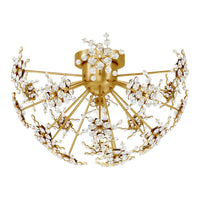 Esteracae 24" 3-Light Close-to-Ceiling