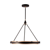 Duo 32" Classic Shimmer LED Pendant