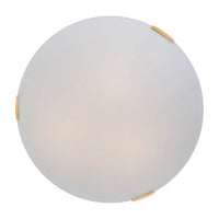 Orinoco 2 Light Flush Mount in Brass