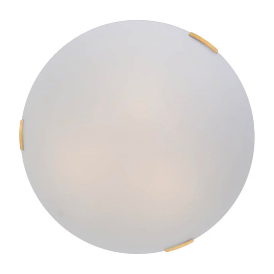 Orinoco 2 Light Flush Mount in Brass
