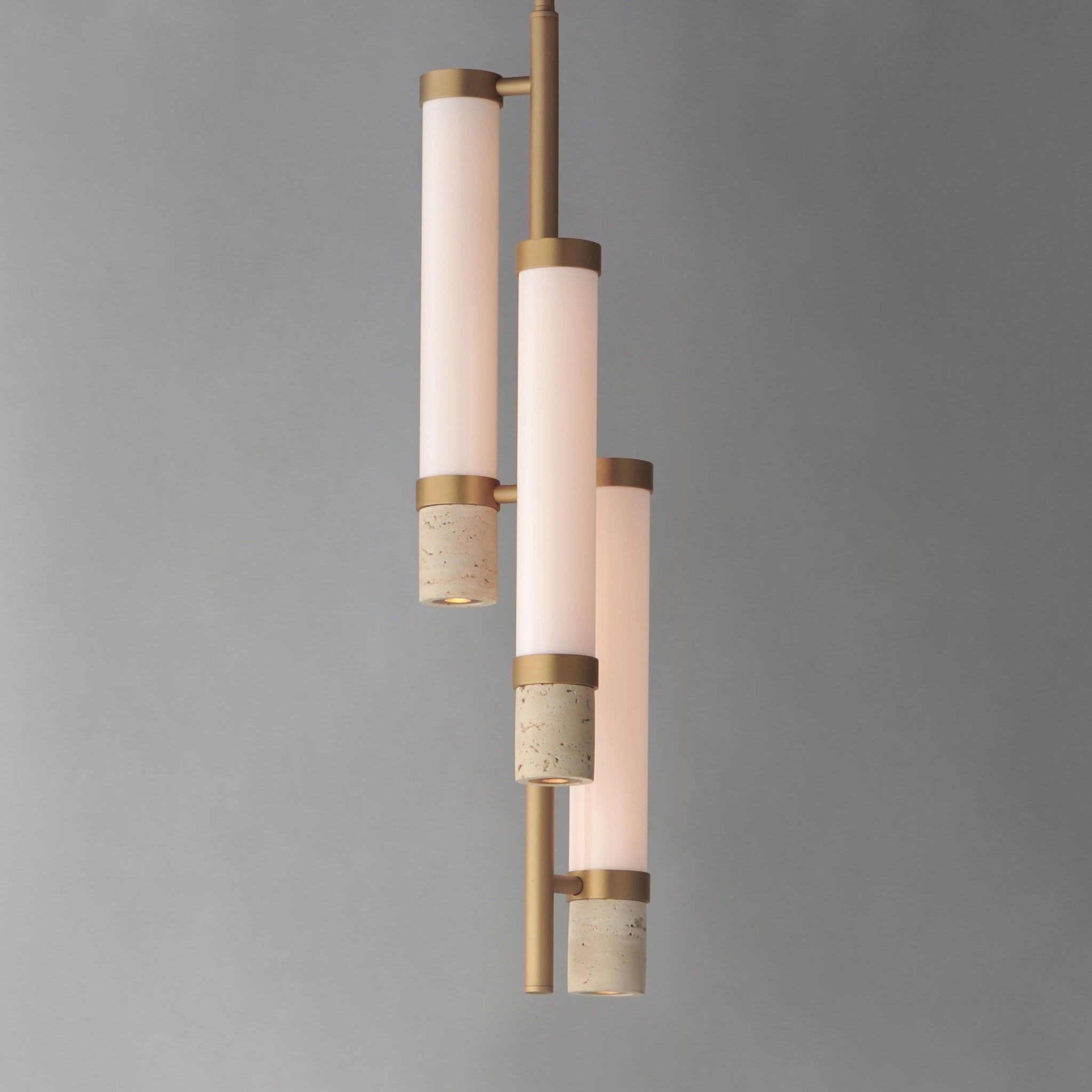 Travertine 3-Light LED Pendant