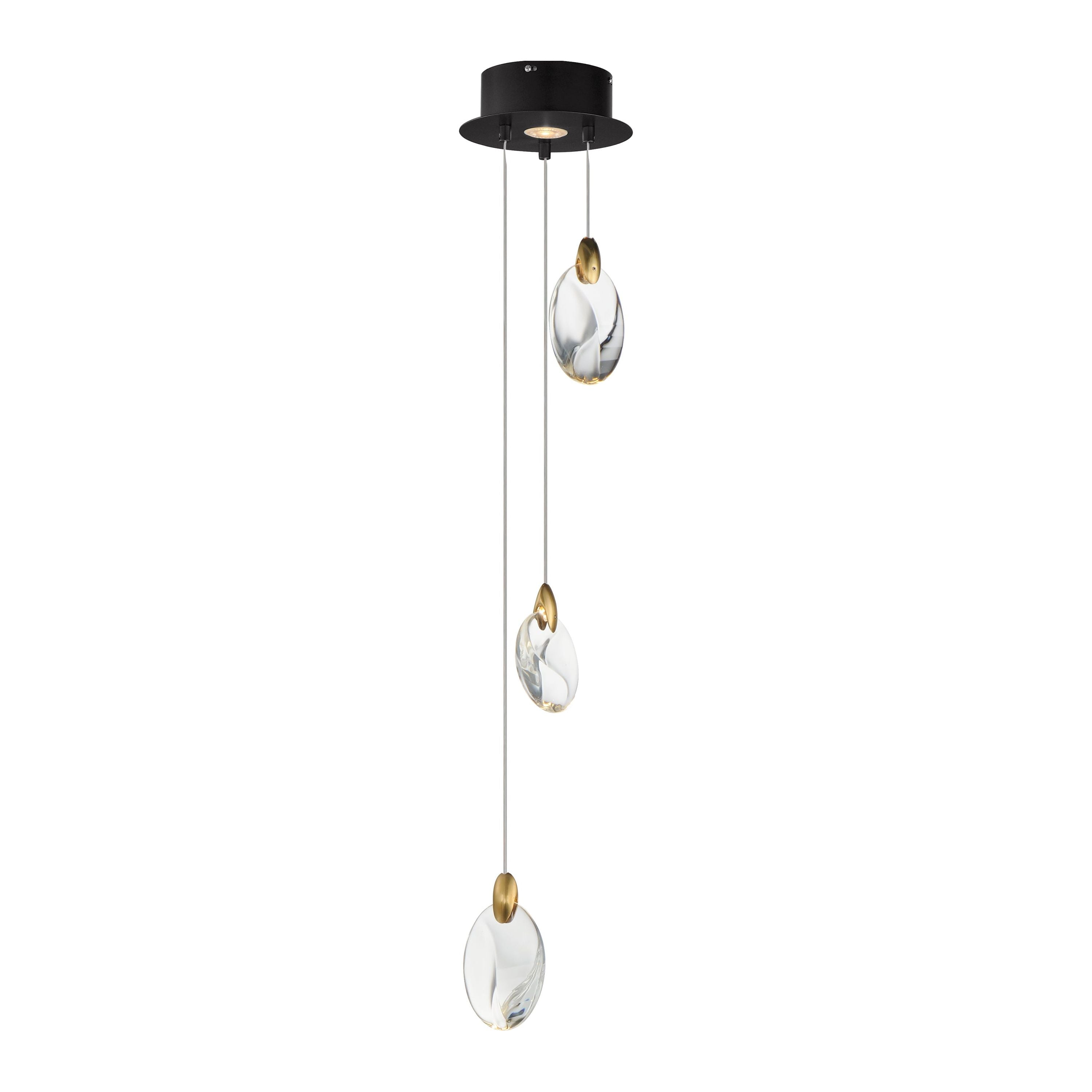 Pebble 3-Light LED Pendant