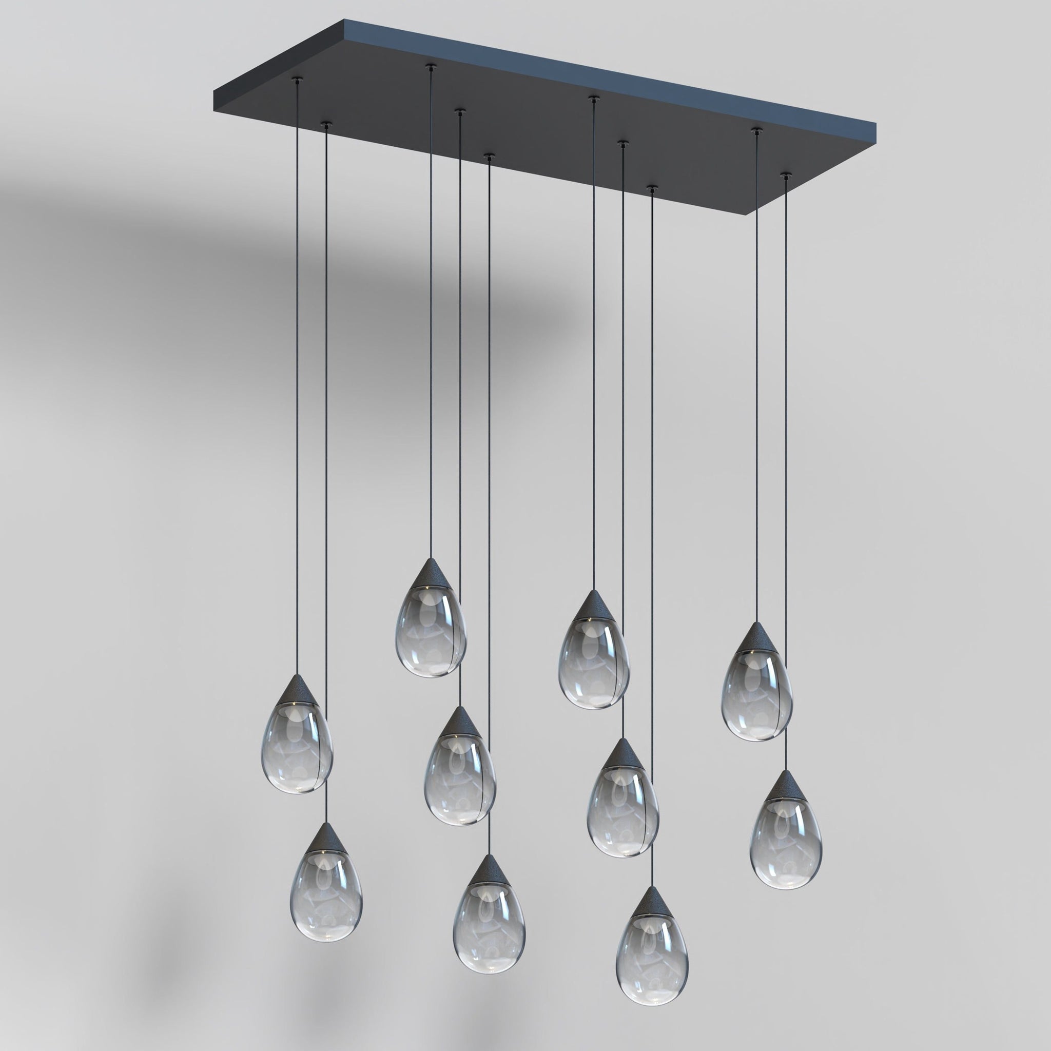 Dewdrop 10-Light LED Linear Pendant