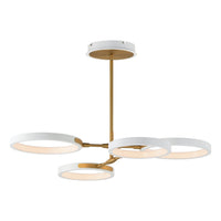 Hoopla 4-Light LED Pendant