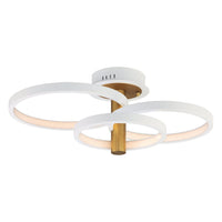 Hoopla 3-Light LED Semi Flush Mount