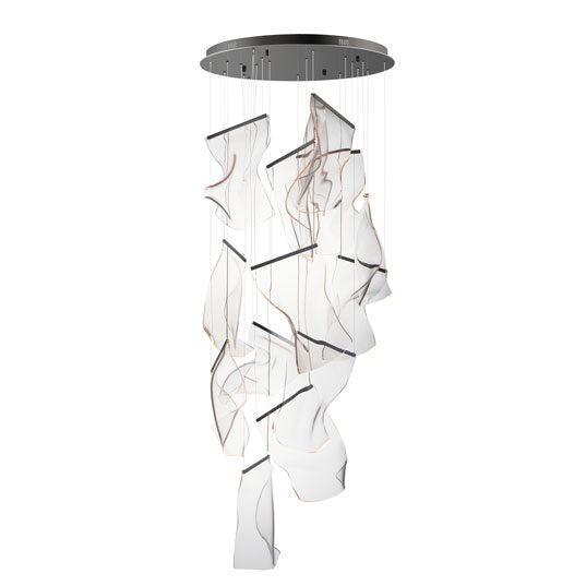 Rinkle 28" 14-Light LED Pendant