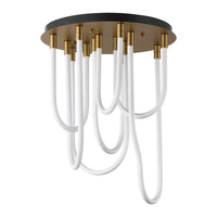 Soleil 7-Light LED Round Flush Mount
