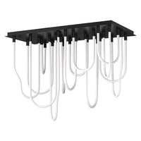 Soleil 14-Light LED Square Flush Mount