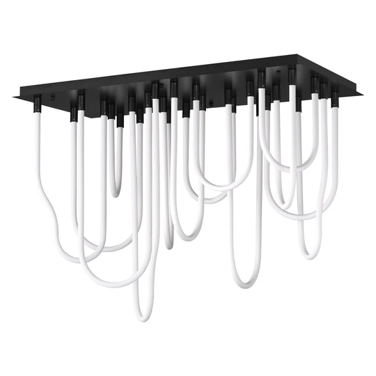 Soleil 14-Light LED Square Flush Mount