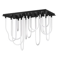 Soleil 14-Light LED Square Flush Mount