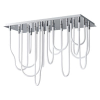 Soleil 14-Light LED Square Flush Mount