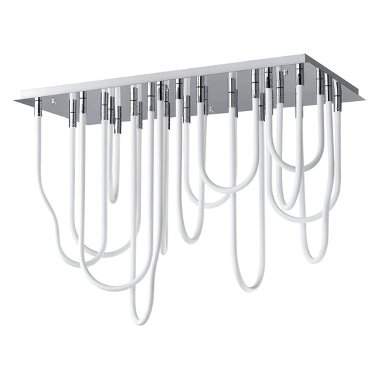 Soleil 14-Light LED Square Flush Mount