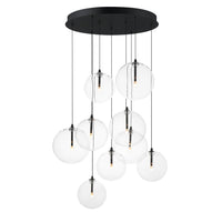 Global 9-Light LED Chandelier