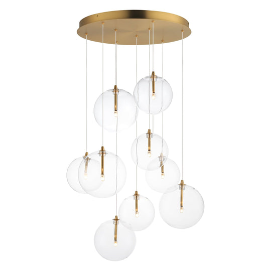 Global 9-Light LED Pendant