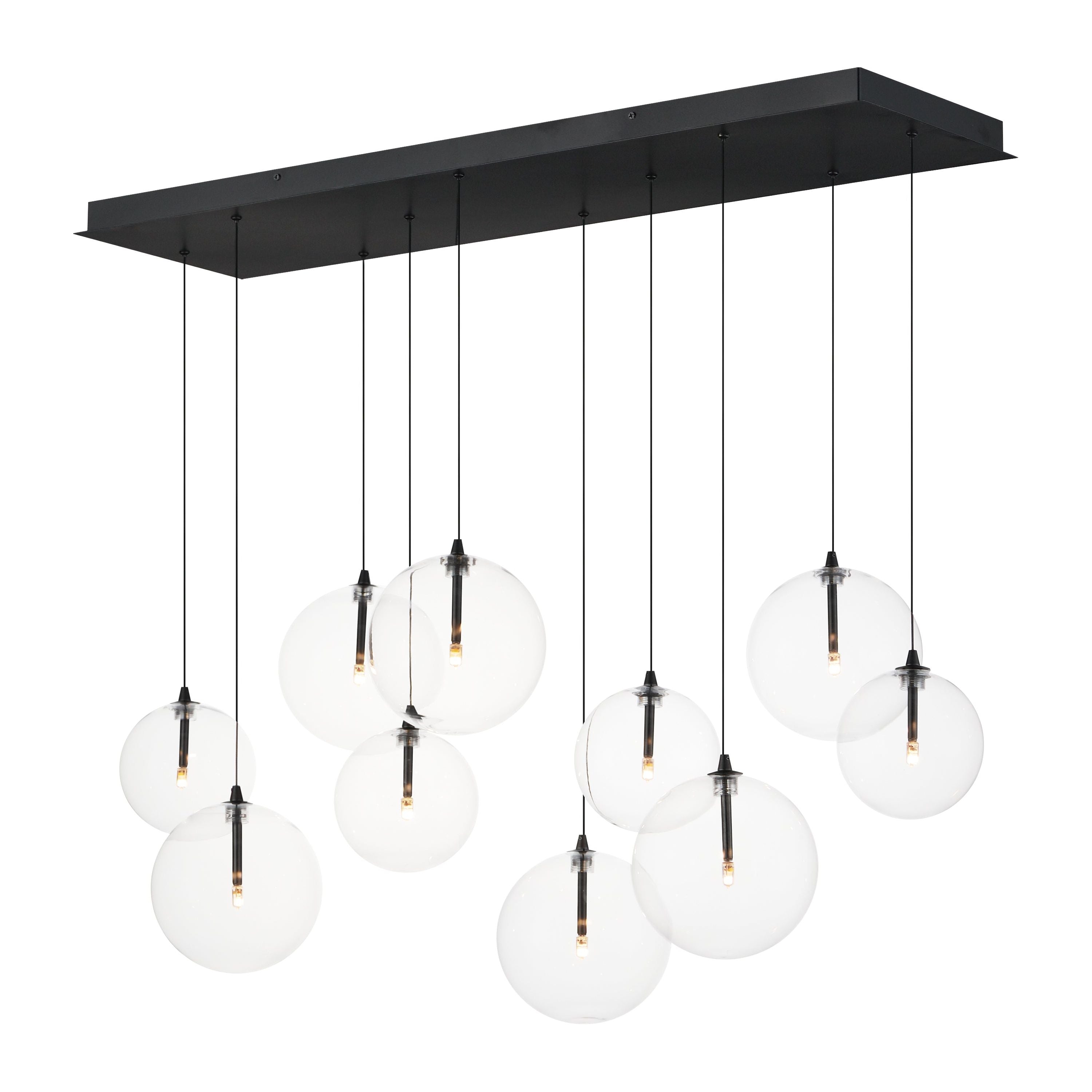 Global 10-Light LED Pendant