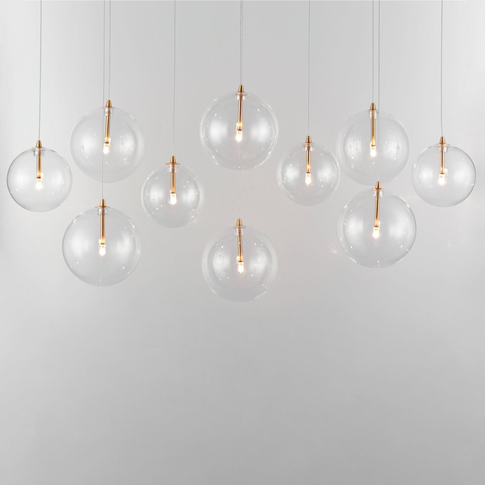 Global 10-Light LED Pendant