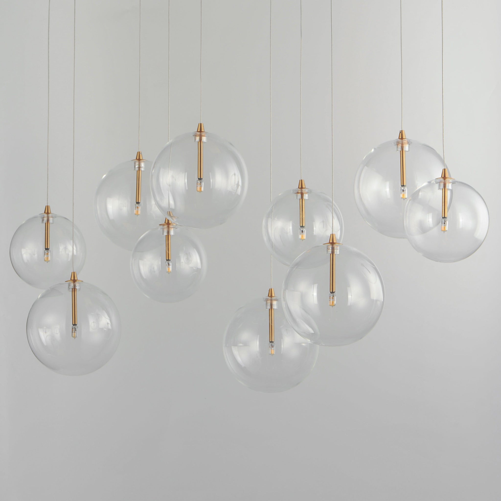 Global 10-Light LED Pendant