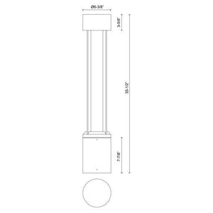 Knox 36" Exterior Bollard