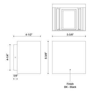 Helsinki 6" Exterior Wall Sconce