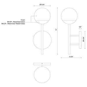 Claremont 13" Exterior Wall