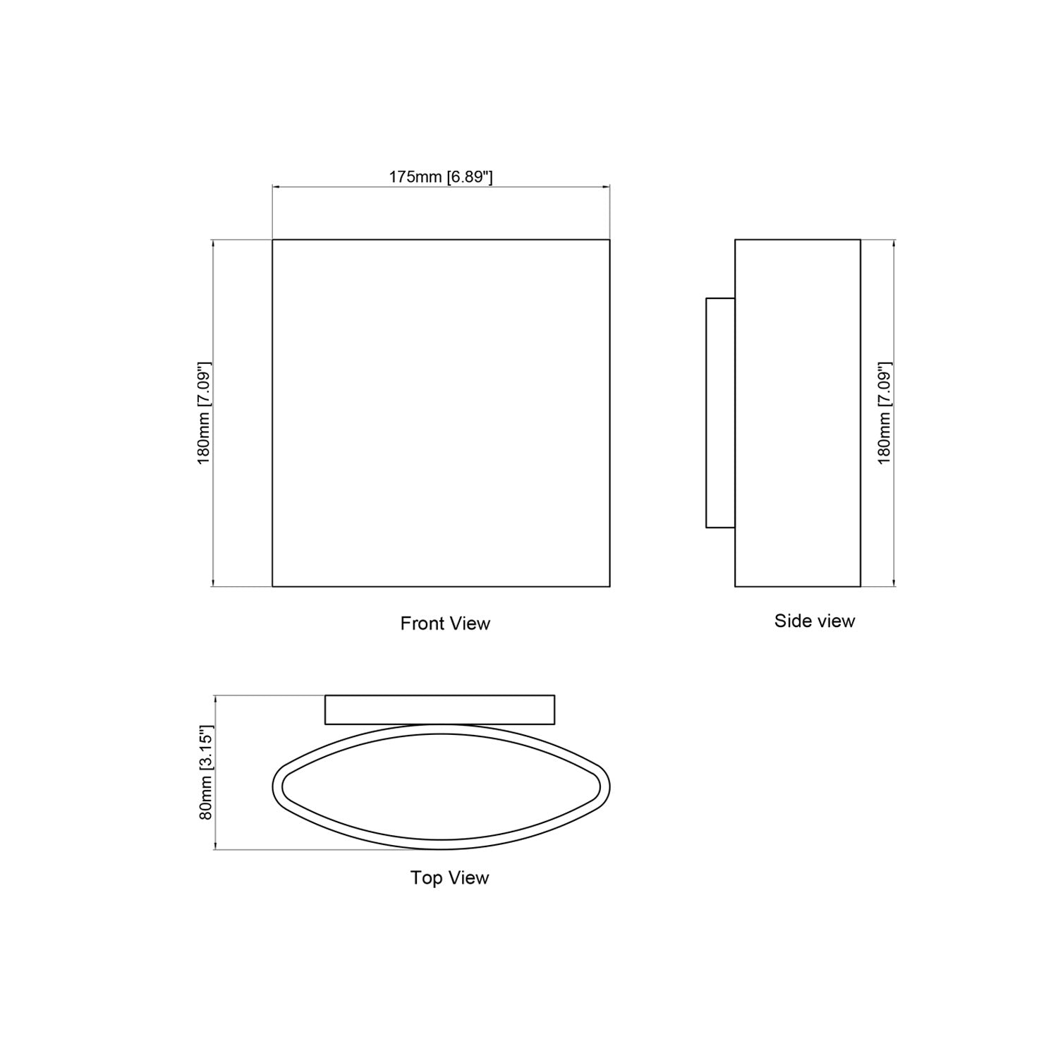 Ovi LED Exterior Wall Light