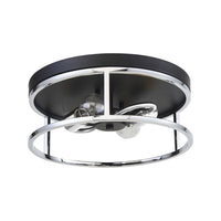 Easton 2-Light Round Flush Mount