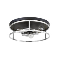 Easton 3-Light Round Flush Mount