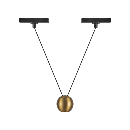 Faria Double 3" Trilo Track Pendant